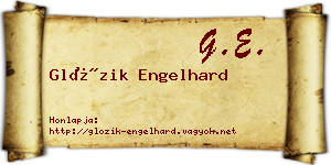 Glózik Engelhard névjegykártya